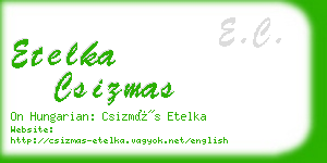 etelka csizmas business card